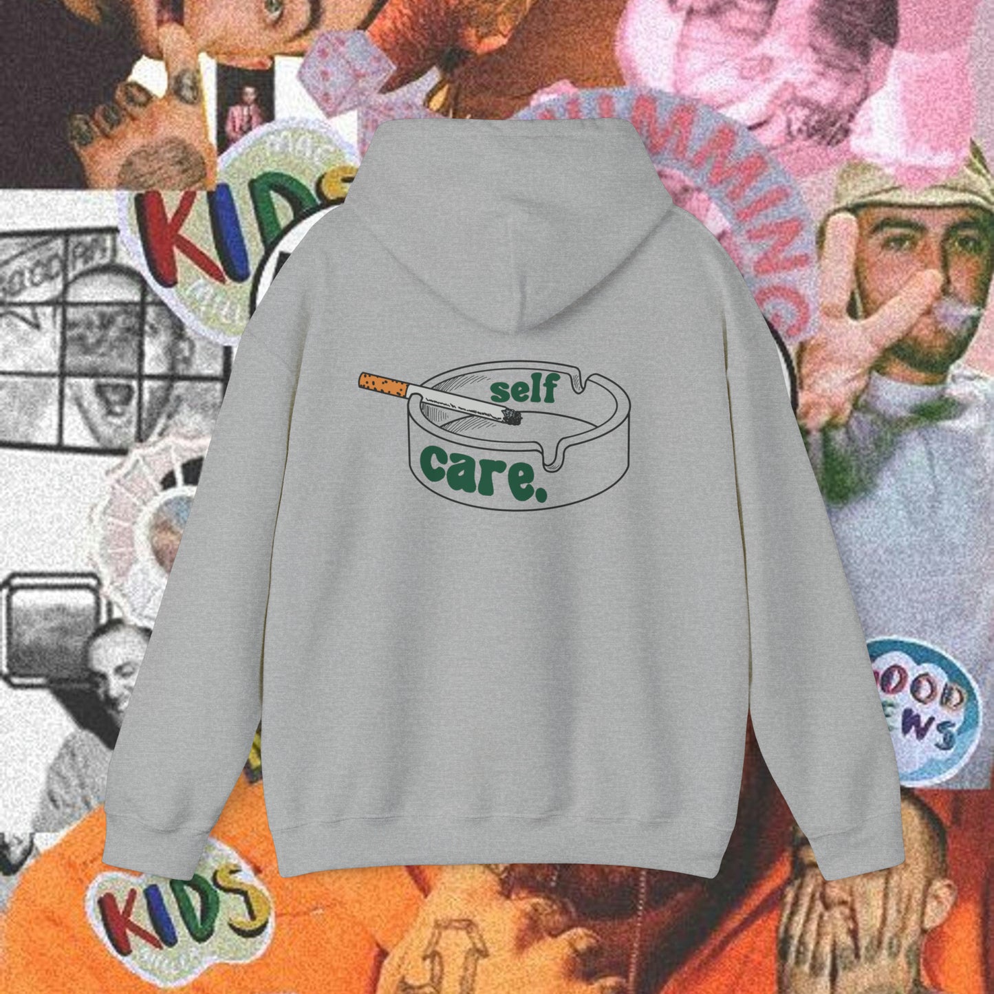 “Self Care” Front and back print Sweatshirt
