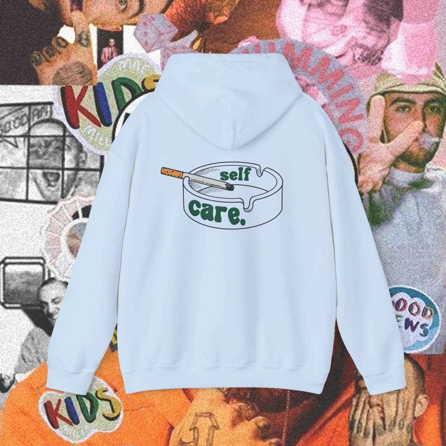 “Self Care” Front and back print Sweatshirt