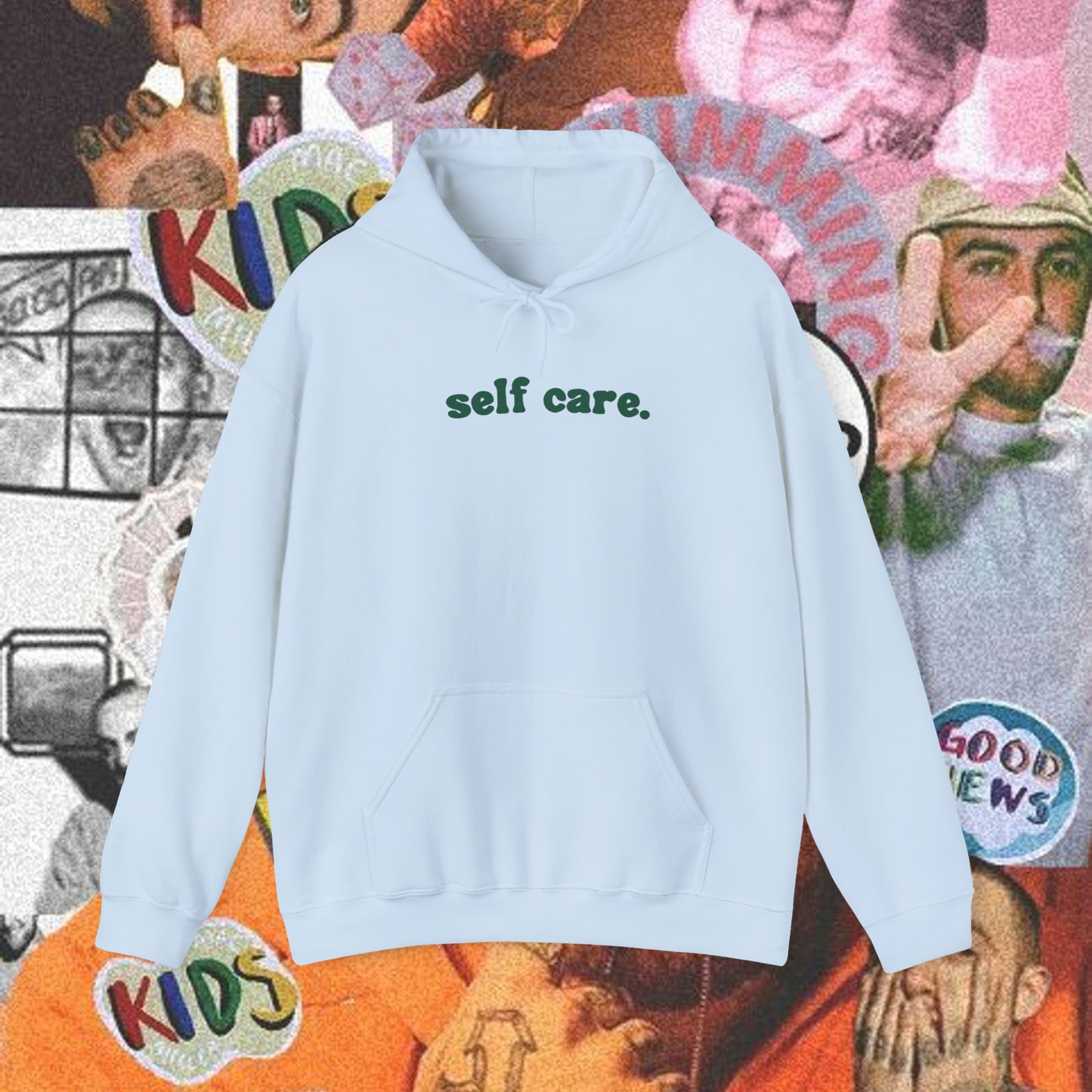 “Self Care” Front and back print Sweatshirt