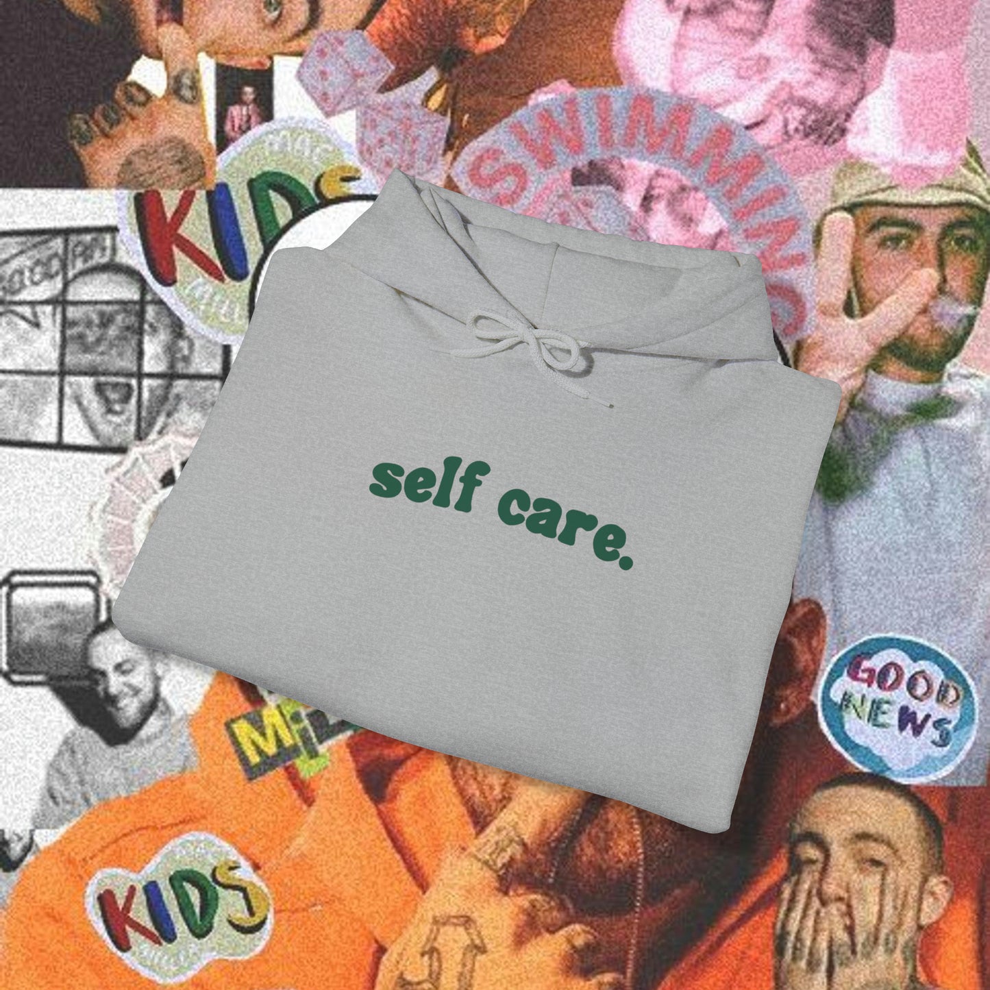 “Self Care” Front and back print Sweatshirt