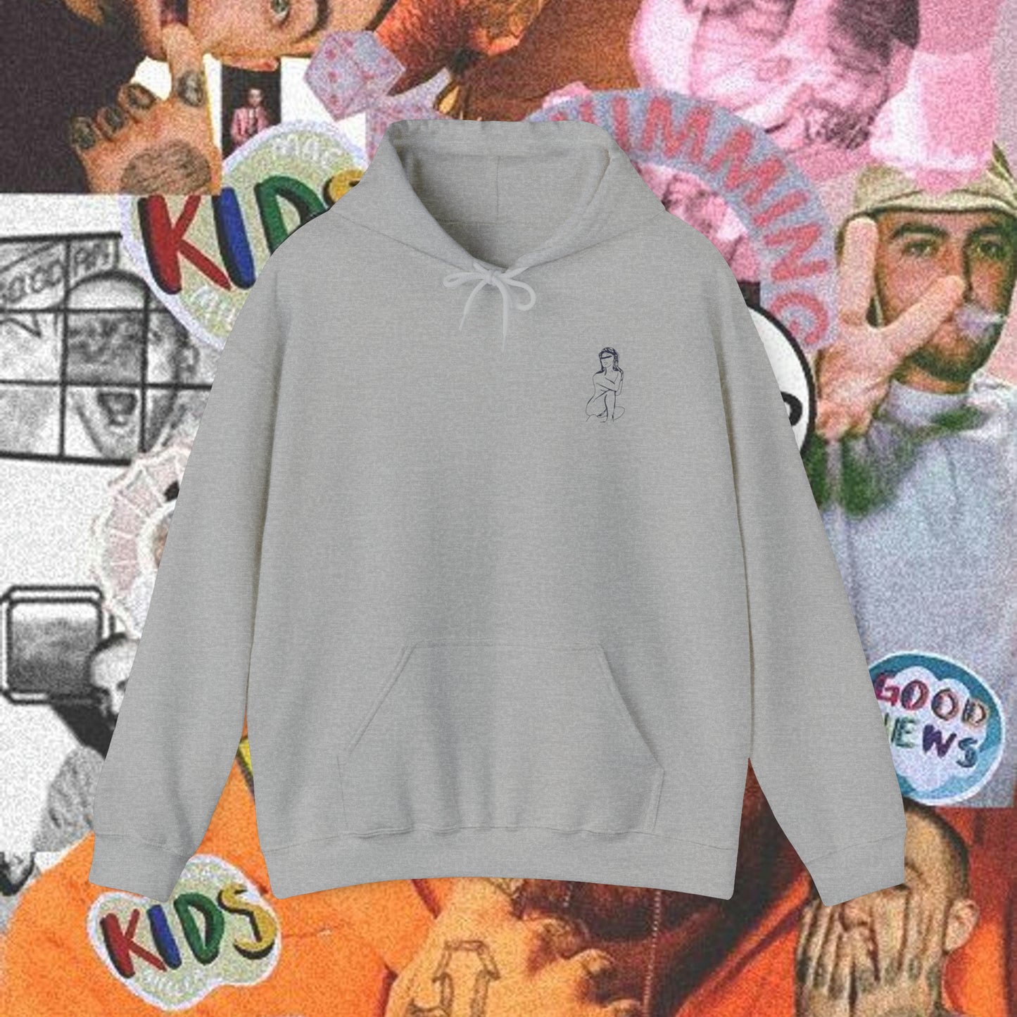 “Macadelic” Front and back print Sweatshirt