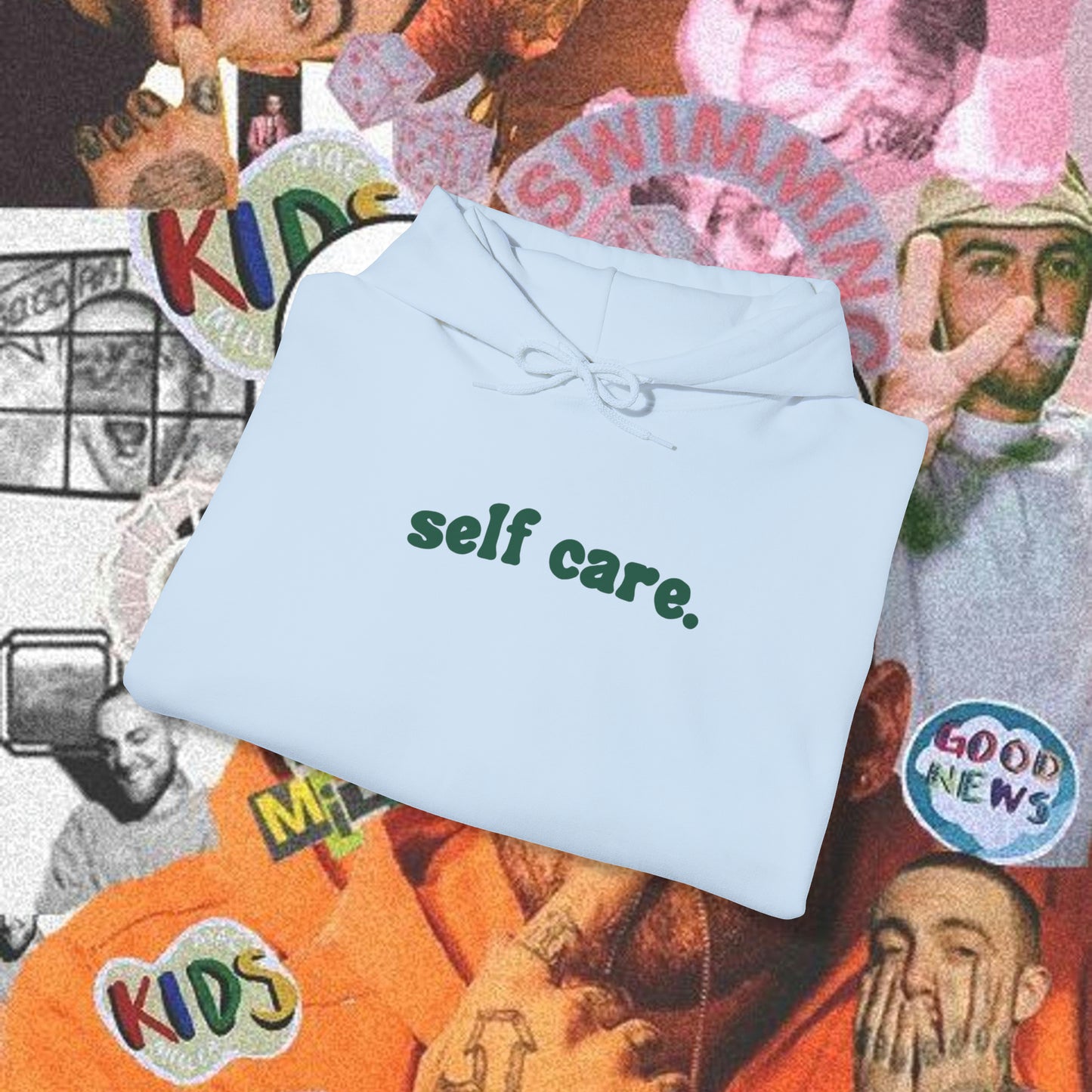 “Self Care” Front and back print Sweatshirt