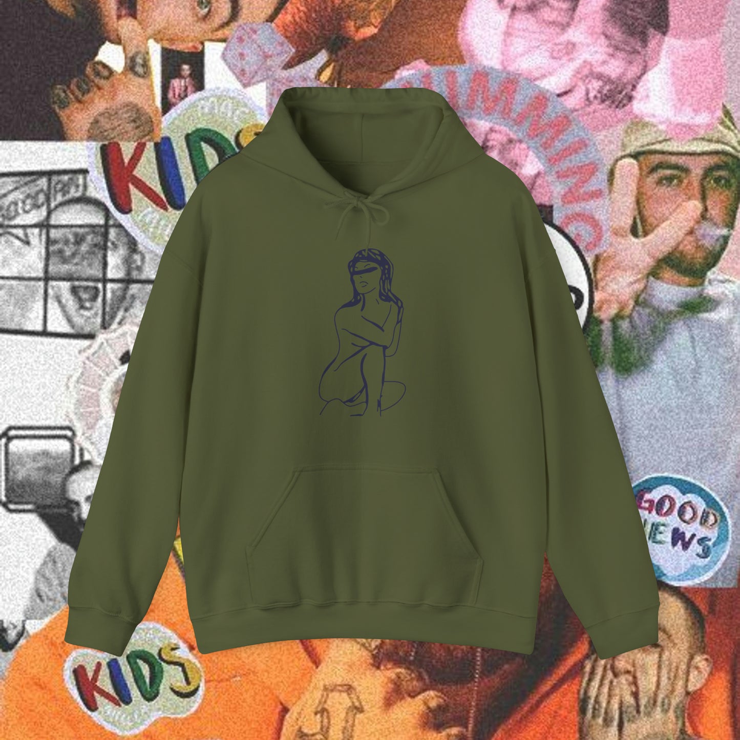 “Macadelic” Front print Sweatshirt