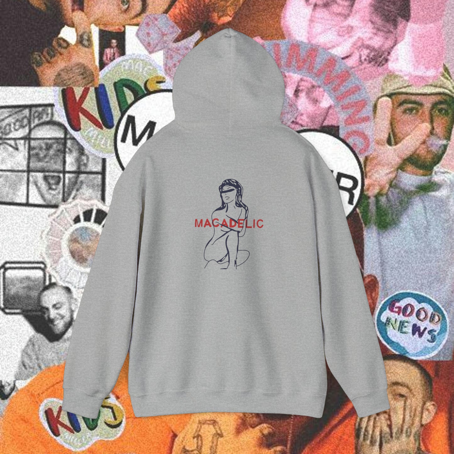 “Macadelic” Front and back print Sweatshirt