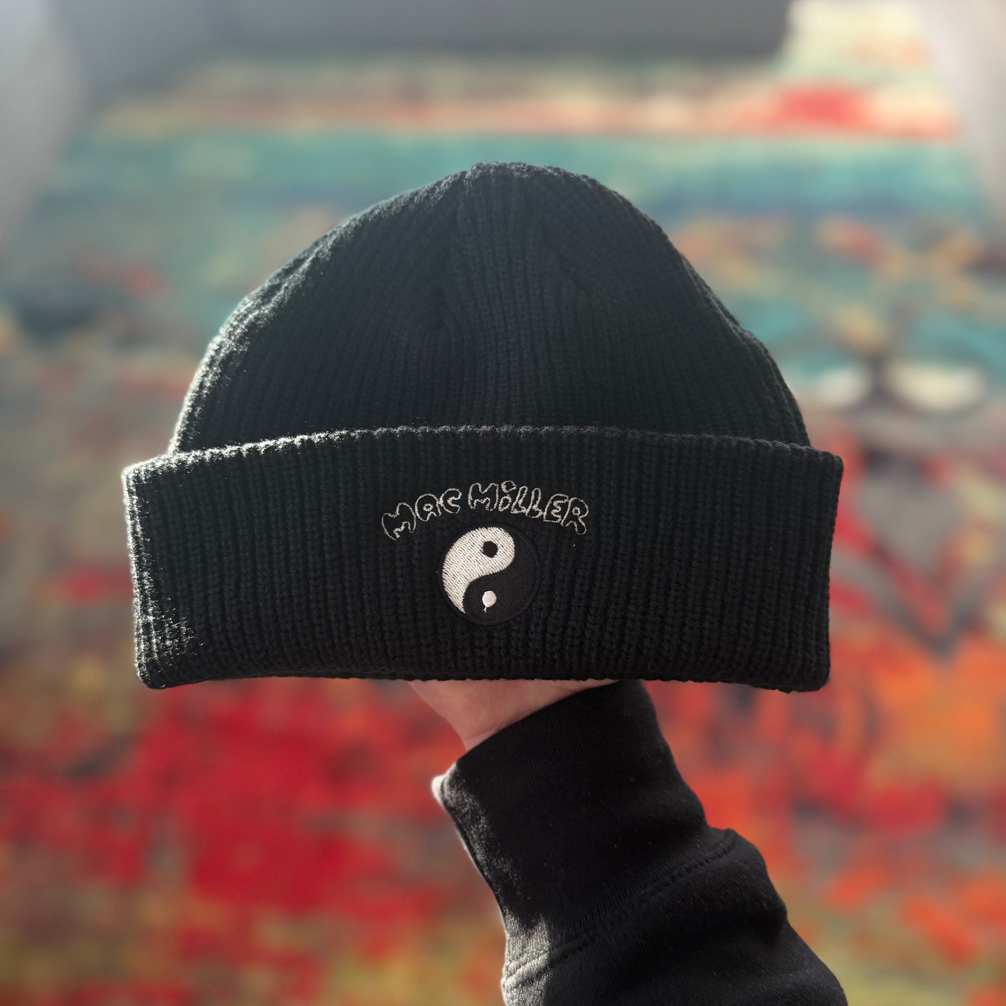 Mac Miller Yin Yang beanie